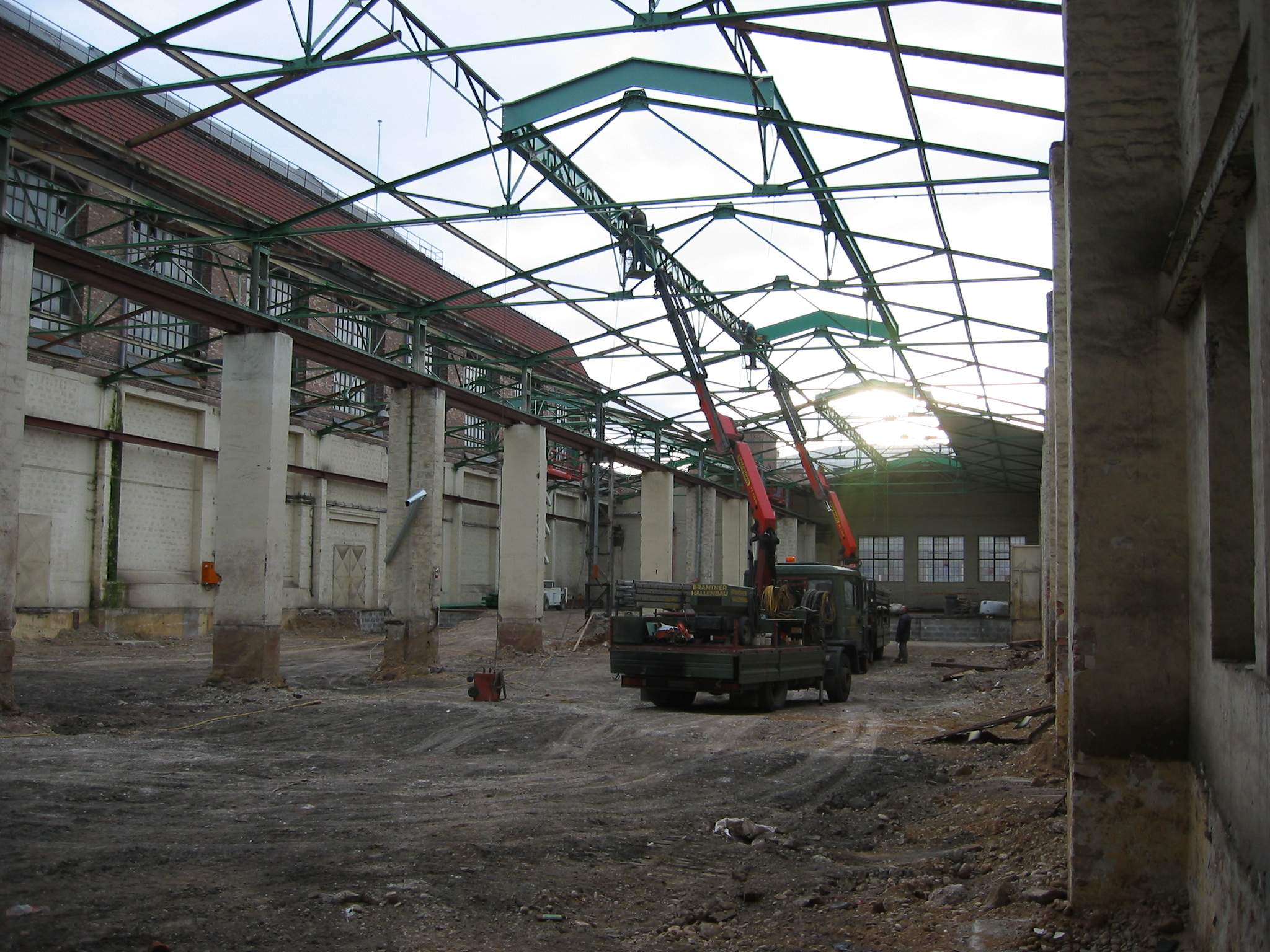 LIEGLER TAKEH ARCHITEKTEN Projekt AVR Umbau Hallendach