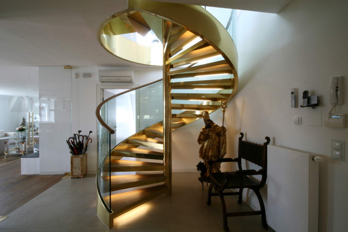 LIEGLER TAKEH ARCHITEKTEN Projekt Erndtgasse Wendeltreppe