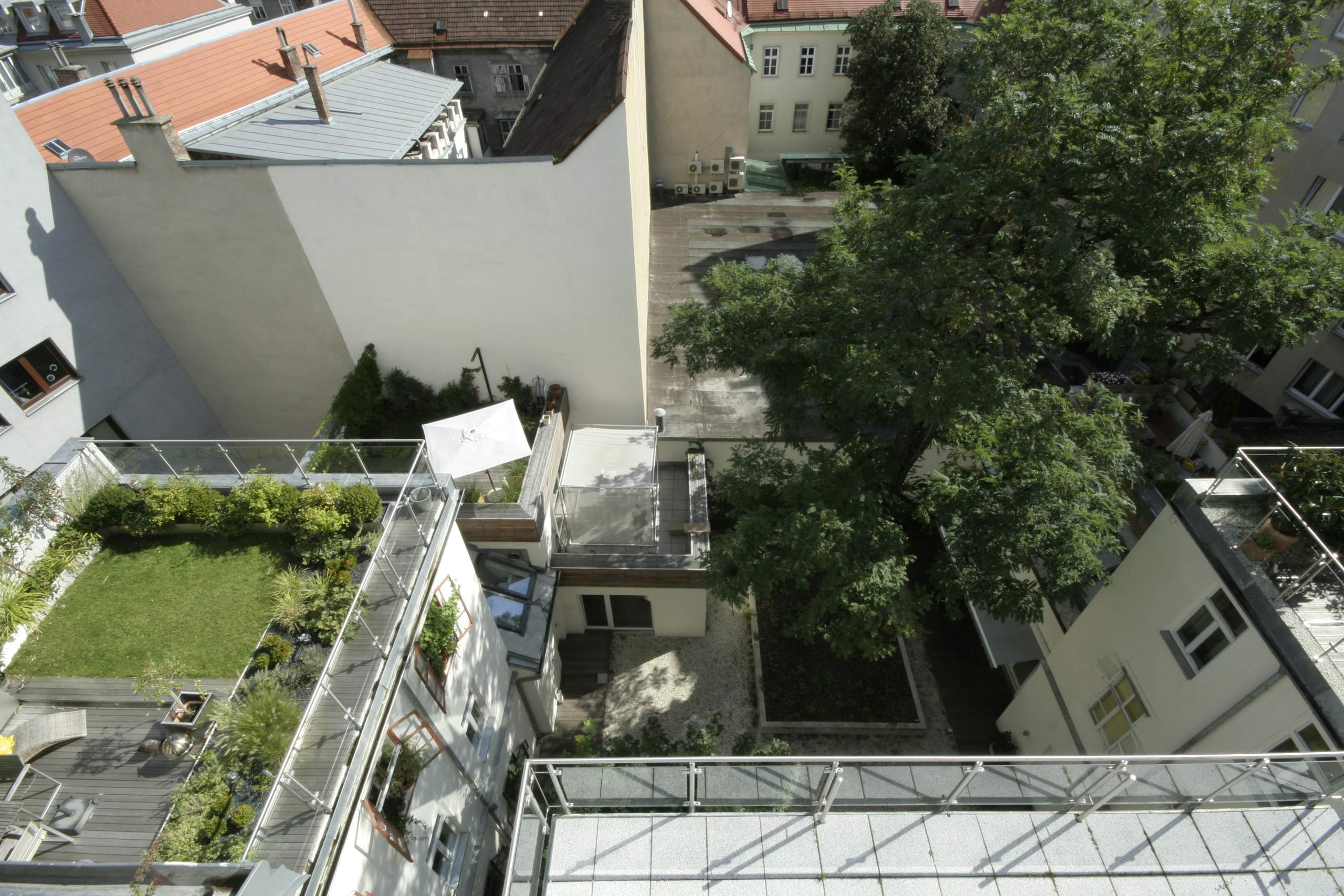 LIEGLER TAKEH ARCHITEKTEN Projekt Franzensgasse Dachlandschaft