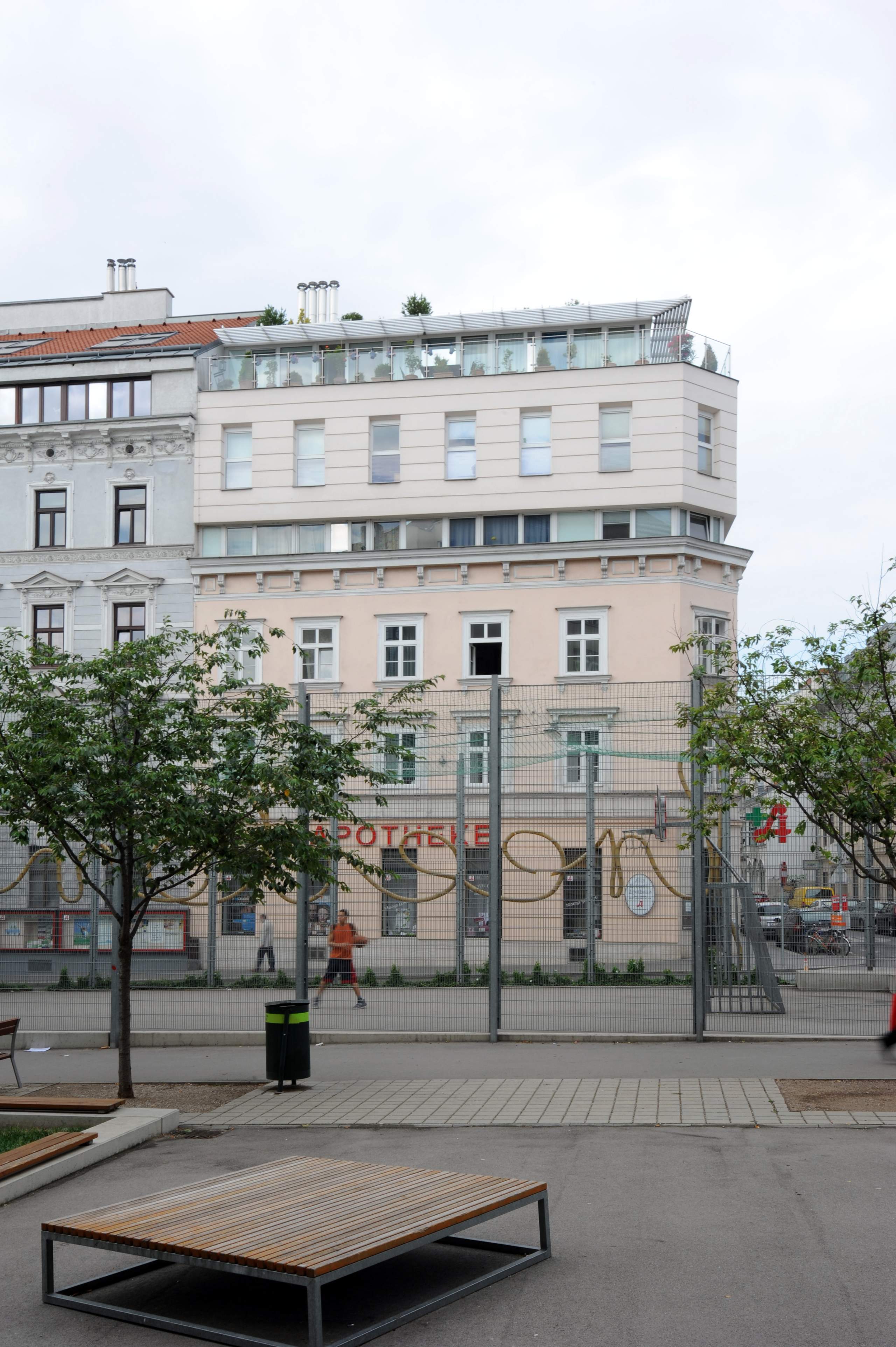 LIEGLER TAKEH ARCHITEKTEN Projekt Hofmühlgasse Straßen Fassade