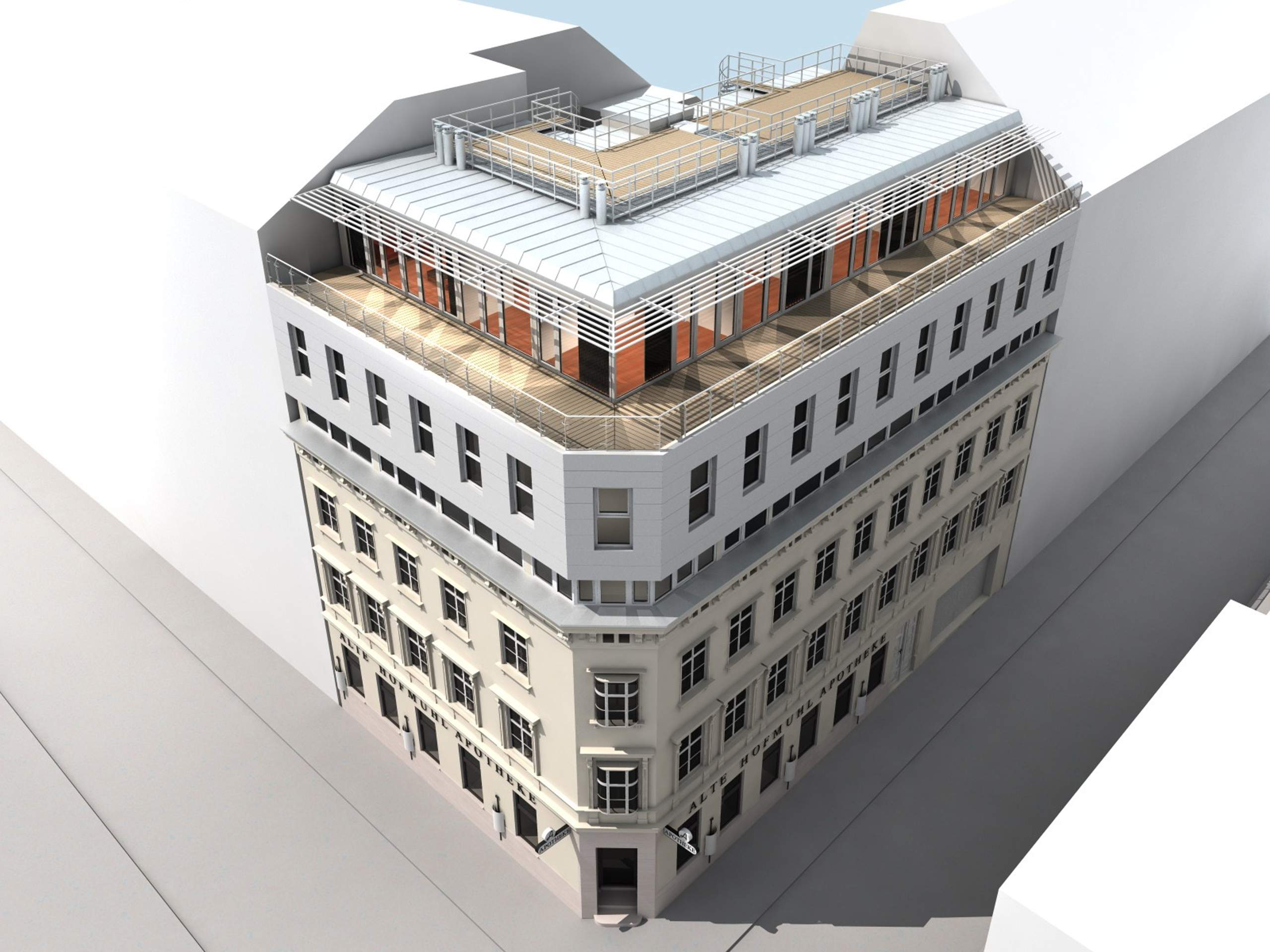 LIEGLER TAKEH ARCHITEKTEN Projekt Hofmühlgasse Visualisierung