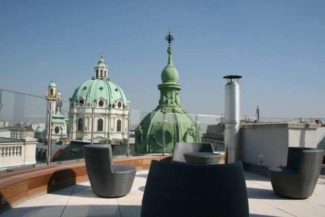 LIEGLER TAKEH ARCHITEKTEN Projekt Paniglgasse Wohnung Dachterrasse