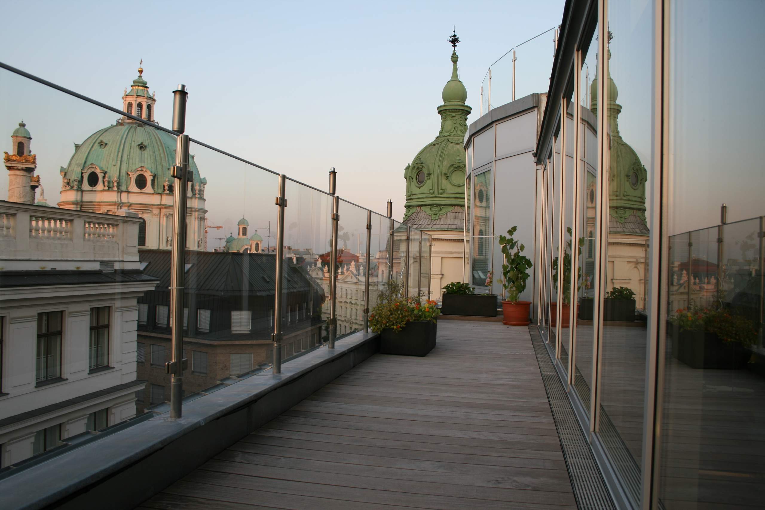 LIEGLER TAKEH ARCHITEKTEN Projekt Paniglgasse Wohnung Dachterrasse