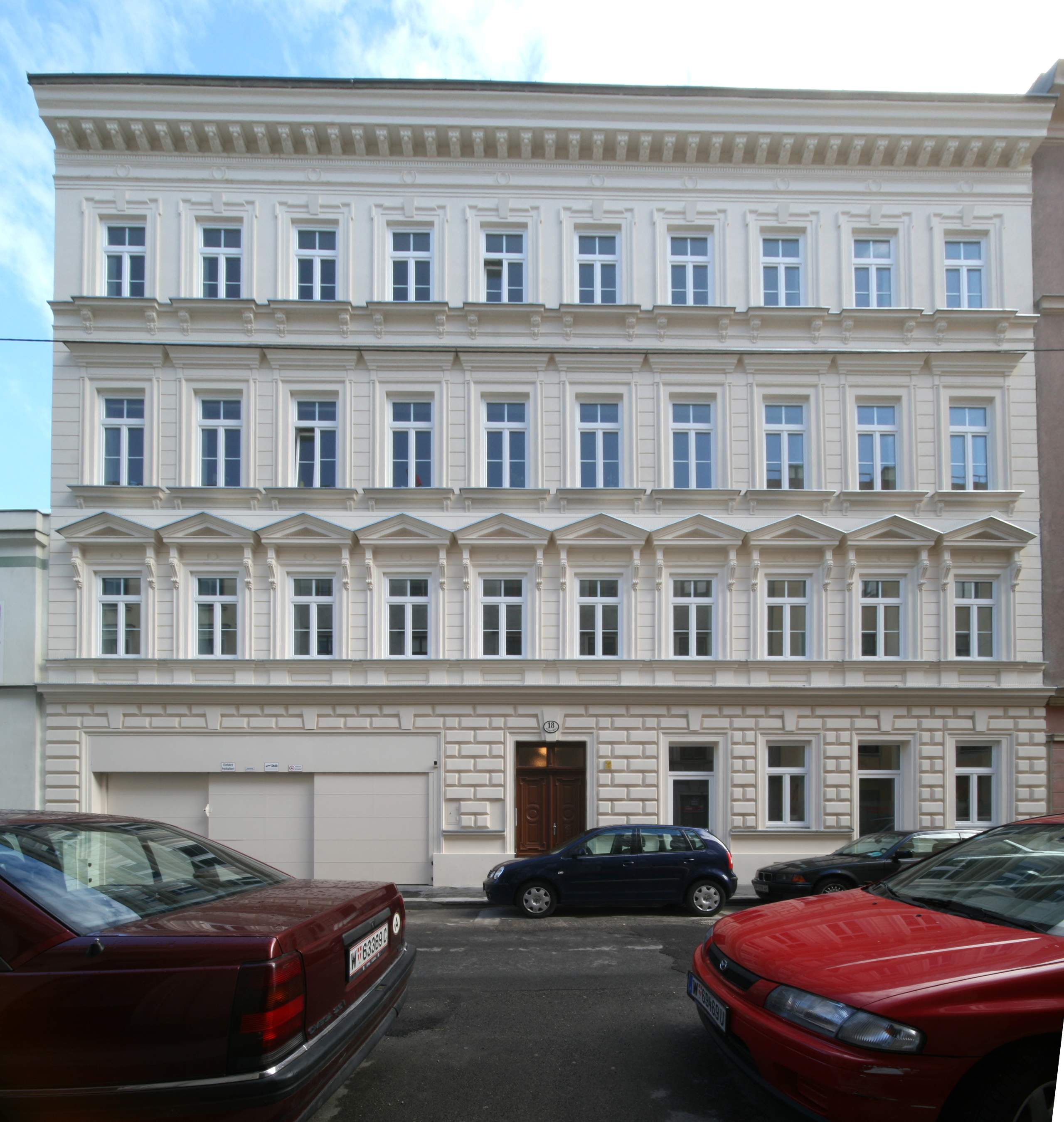 LIEGLER TAKEH ARCHITEKTEN Projekt Rüdigergasse Straßen Fassade