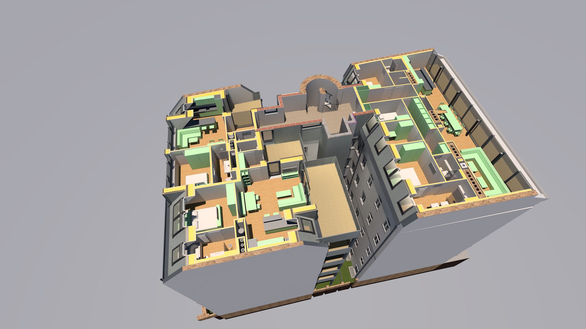 LIEGLER TAKEH ARCHITEKTEN Projekt Untere Weißgerberstraße Visualisierung
