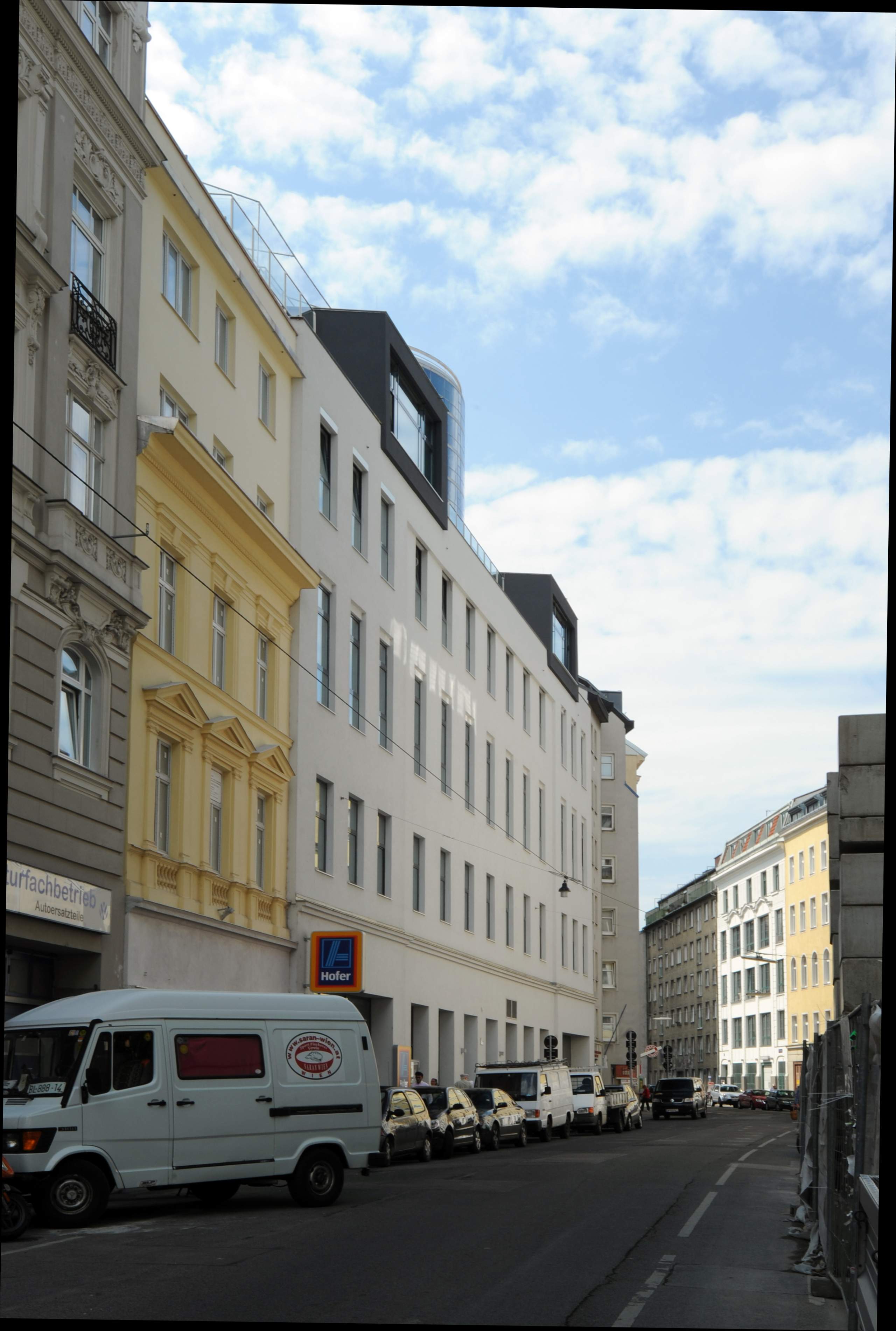 LIEGLER TAKEH ARCHITEKTEN Projekt Zirkusgasse Straßen Fassade