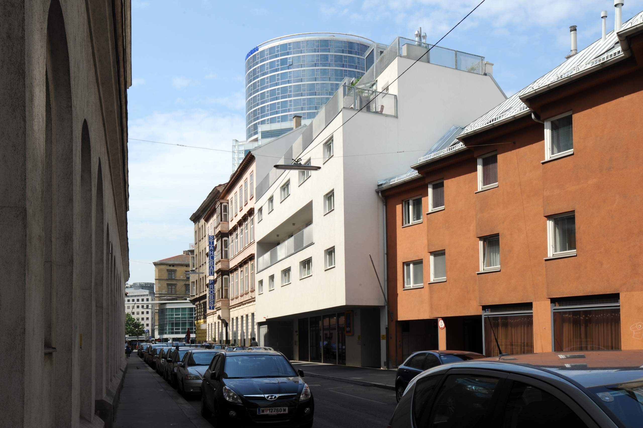 LIEGLER TAKEH ARCHITEKTEN Projekt Zirkusgasse Fassade Weintraubengasse