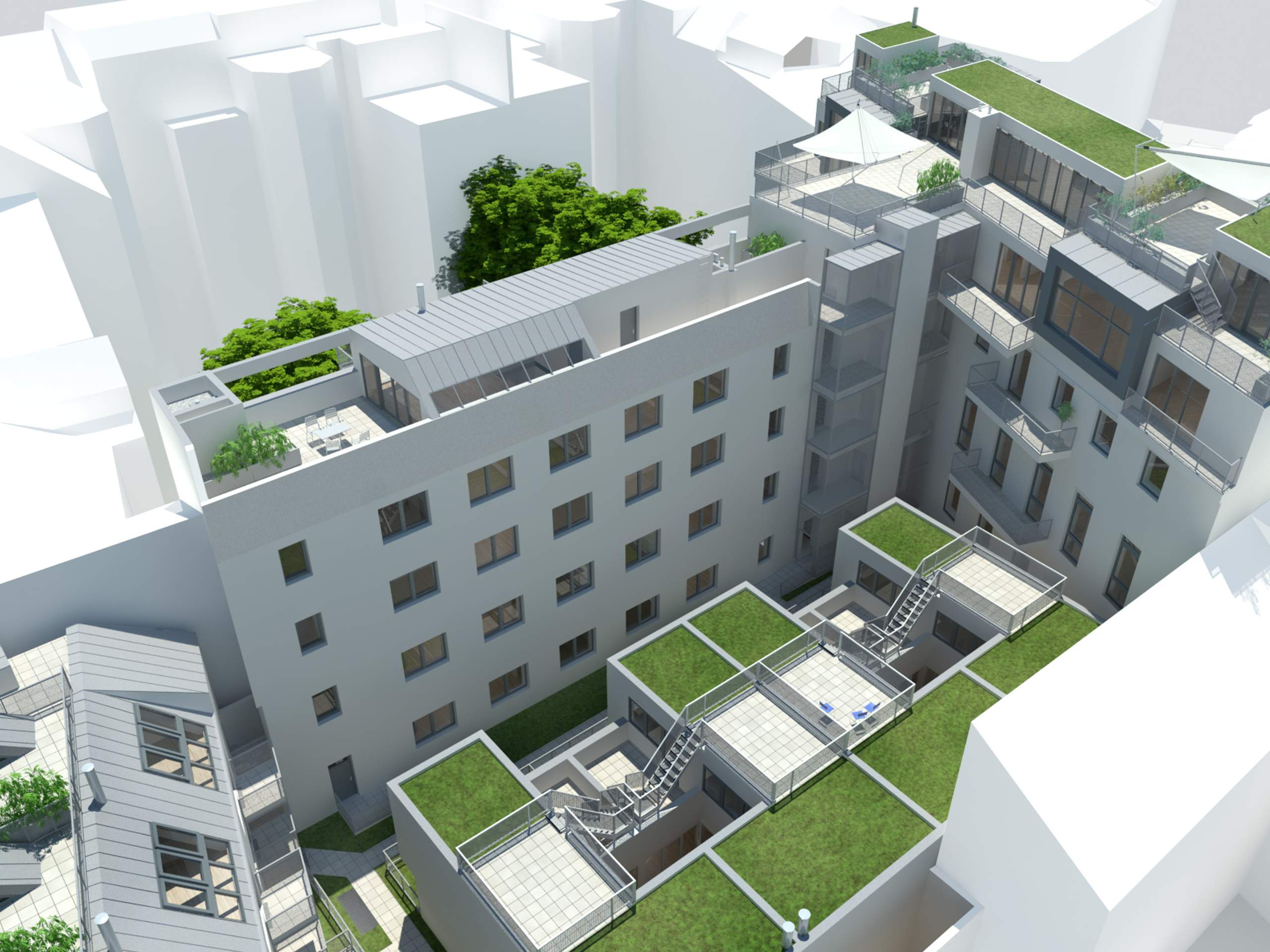 LIEGLER TAKEH ARCHITEKTEN Projekt Zirkusgasse Visualisierung